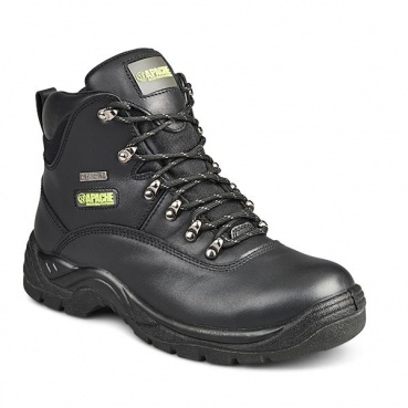 Apache SS812SM Unisex Waterproof S3 WR SRC Safety Hiker Black